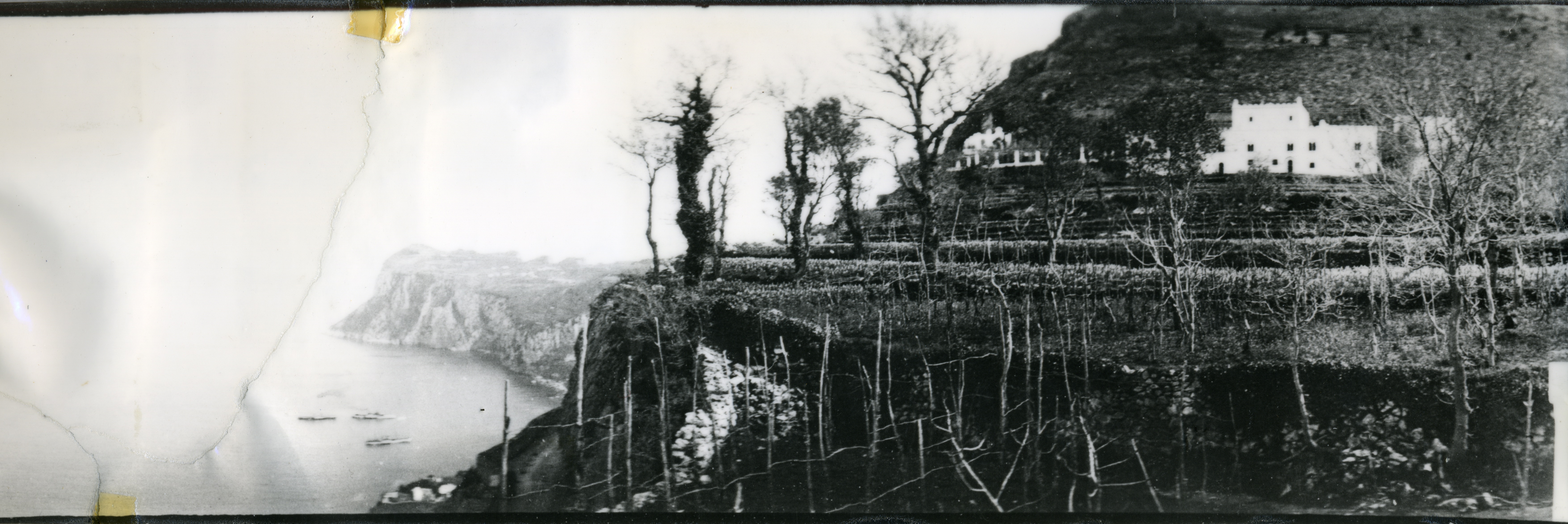 Panorama picture of Villa San Michele at the beginning of the 20th century