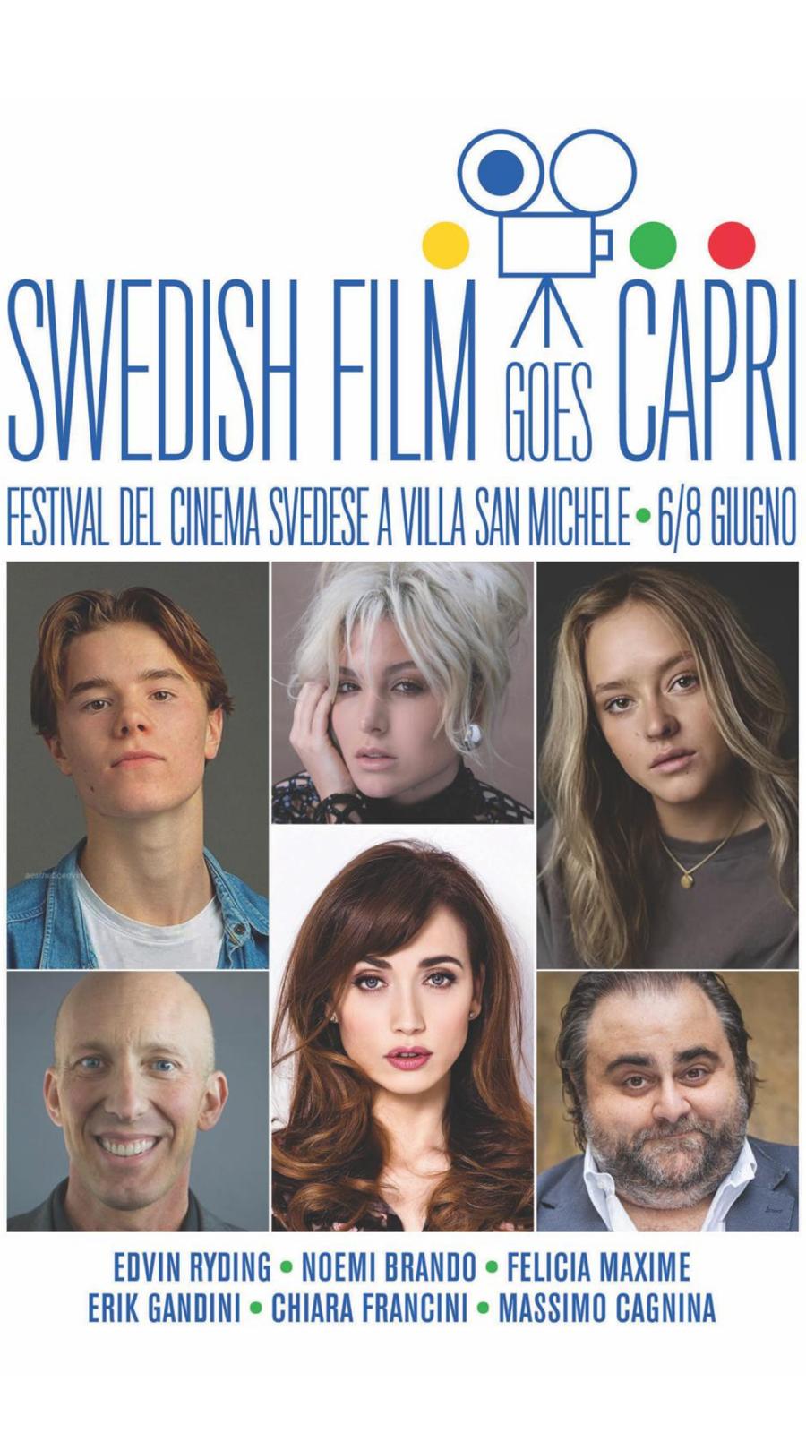 Swedish Film Goes Capri Returns To Villa San Michele June 6-8
