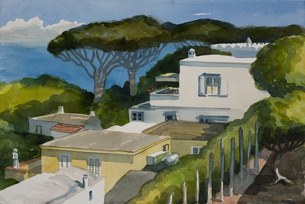 Capri Revisited. Peter Sternäng shows his paintings at Villa San Michele from May 21 to June 3, 2023